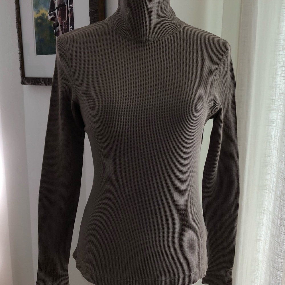 Three Dots Thermal Turtleneck